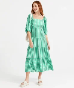 NINA PRINTED MIDI DRESS