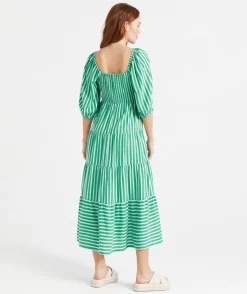NINA PRINTED MIDI DRESS