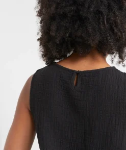 NINA TEXTURED TIE SIDE TOP