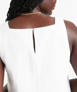 NORAH SQUARE NECK TEXTURED TOP