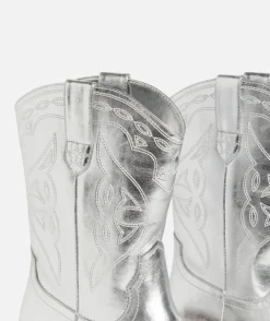 OLIVIA SILVER COWBOY BOOT