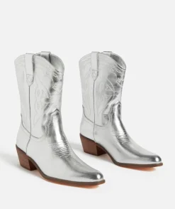 OLIVIA SILVER COWBOY BOOT