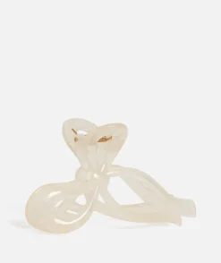 PEARL ACRYLIC BOW CLIP