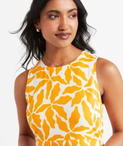 PETA PRINTED TIERED MIDI DRESS