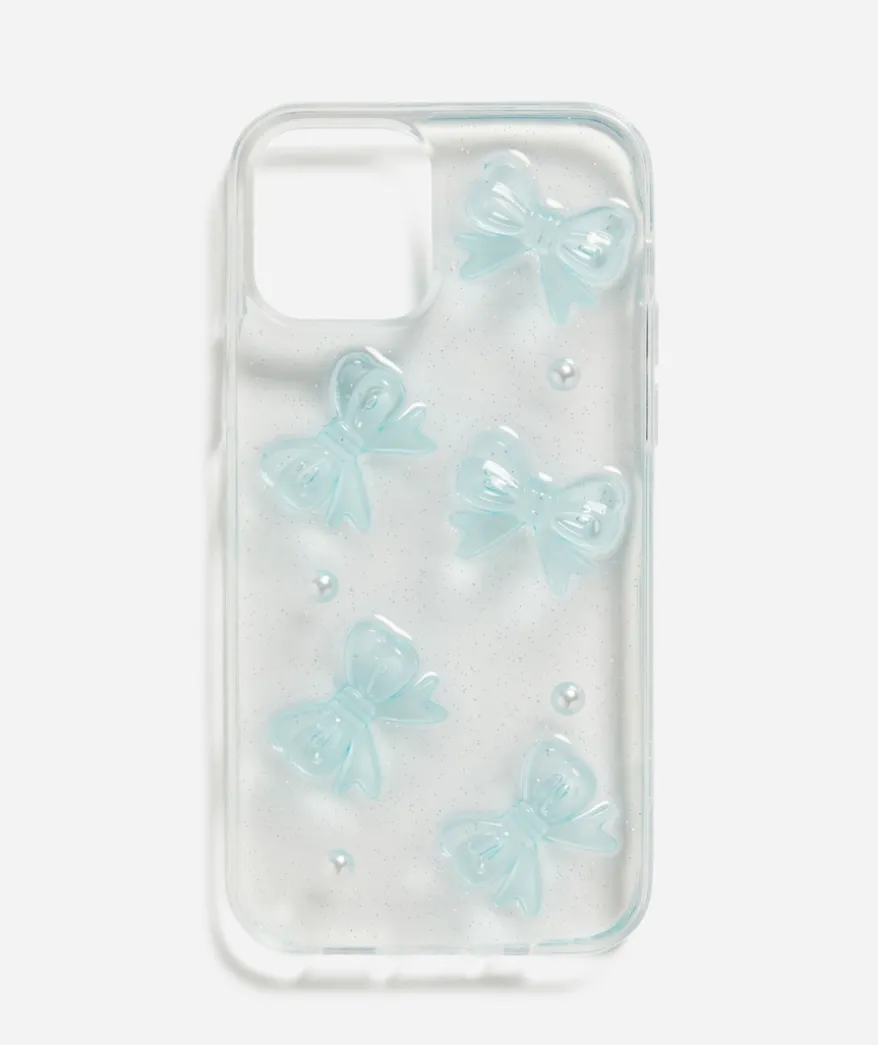 PHONE CASE - BLUE BOWS