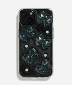 PHONE CASE - BLUE BOWS