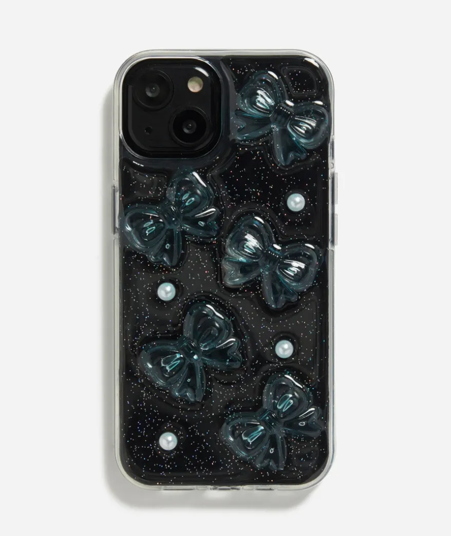 PHONE CASE - BLUE BOWS
