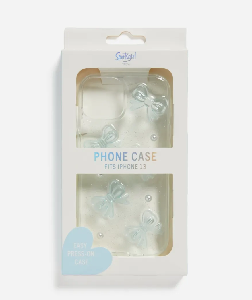 PHONE CASE - BLUE BOWS