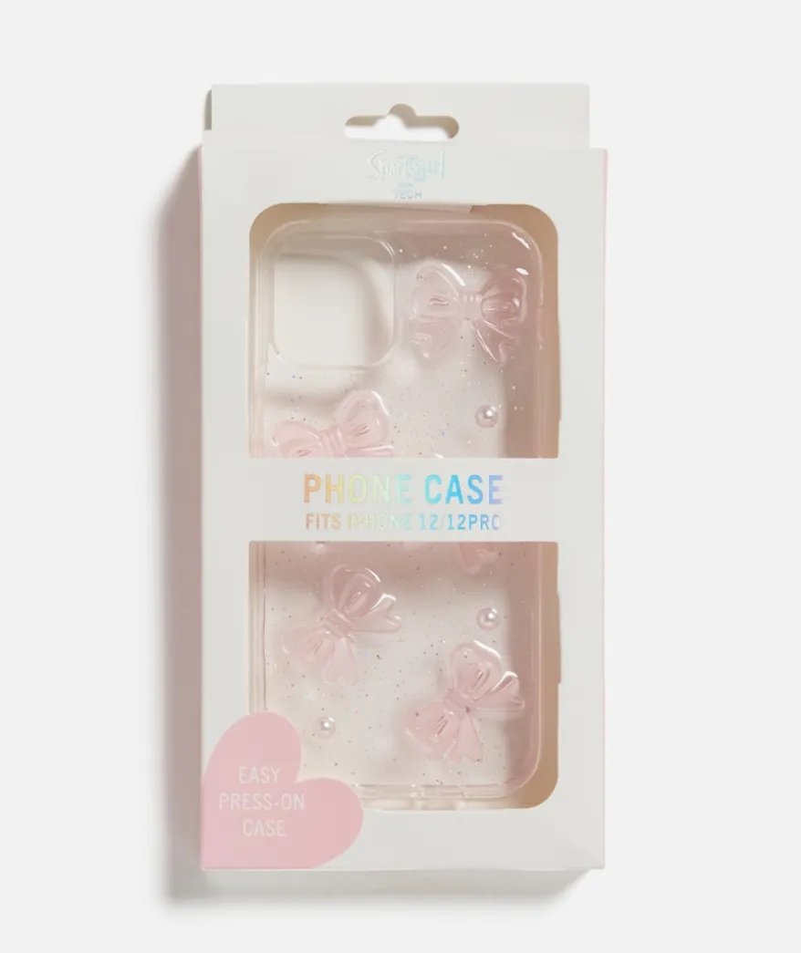 PHONE CASE - PINK BOWS