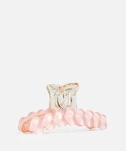 PINK MULTI HEART HAIR CLAW