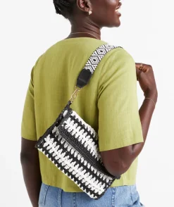 RACHEL SUMMER STRAW SHOULDER BAG