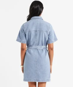 REBECCA DENIM MINI DRESS