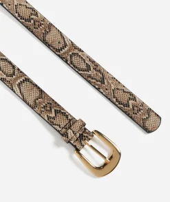 REGINA SNAKESKIN BELT