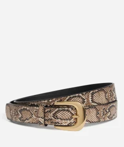 REGINA SNAKESKIN BELT