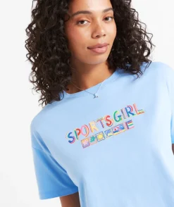 REWIND LOGO CHOPPED TSHIRT