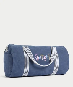 REWIND LOGO DENIM DUFFLE