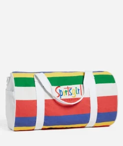 REWIND LOGO DUFFLE - MUTLI STRIPE