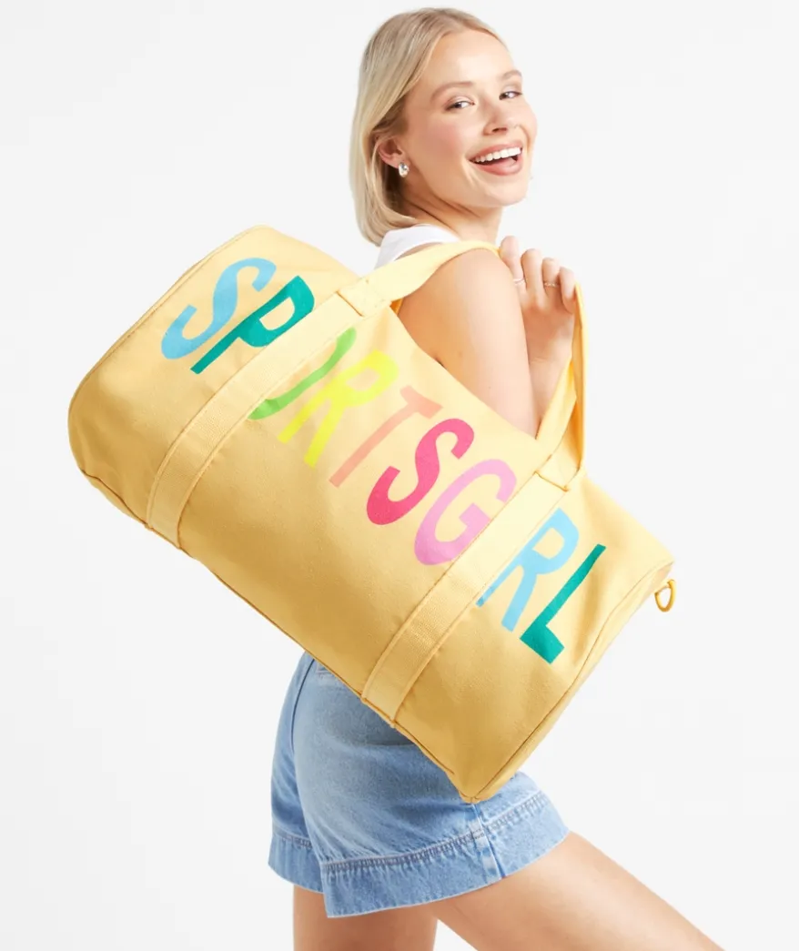 REWIND LOGO DUFFLE - SPORTSGIRL MULTI COLOUR