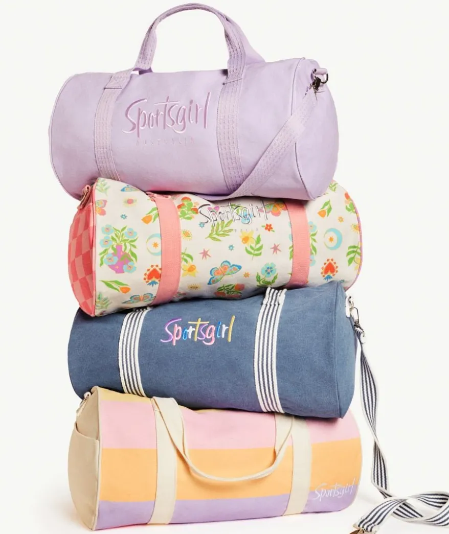 REWIND LOGO DUFFLE - TICKING STRIPE