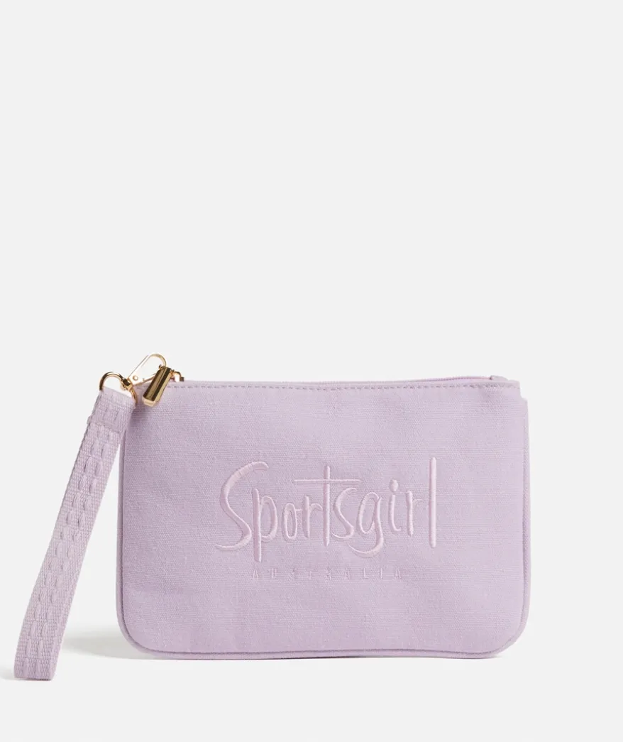 REWIND LOGO ZIPPER POUCH