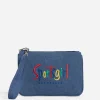REWIND LOGO ZIPPER POUCH