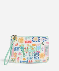 REWIND LOGO ZIPPER POUCH - ENDLESS SUMMER PRINT