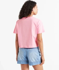 REWIND SPORTSGIRL GRAPHIC CHOPPED TSHIRT