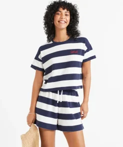 REWIND STRIPE TEXTURE TSHIRT