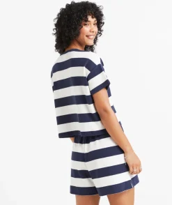 REWIND STRIPE TEXTURE TSHIRT