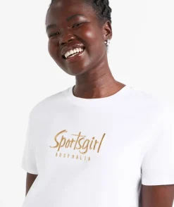 REWIND TRADITIONAL LOGO METALLIC TSHIRT