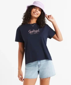 REWIND TRADITIONAL LOGO METALLIC TSHIRT