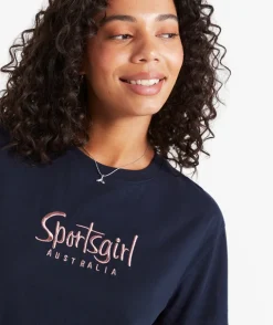 REWIND TRADITIONAL LOGO METALLIC TSHIRT