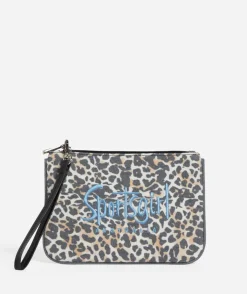 REWIND ZIPPER POUCH - LEOPARD PRINT