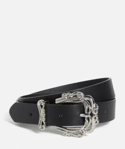 RIDLEY ANTIQUE SILVER WESTERN BELT