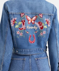RITA EMBROIDERED DENIM JACKET