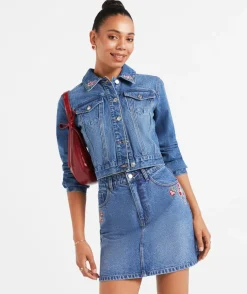RITA EMBROIDERED DENIM JACKET