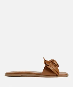ROSIE BOW SLIDE - TAN