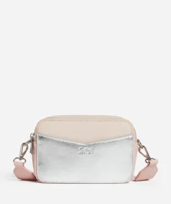 SAFFIANO SPLICE CAMERA BAG