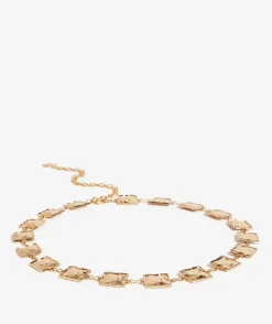 SASHA BEATEN SQUARE CHAIN HIP BELT