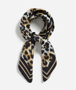 SATIN SCARF - LEOPARD PRINT