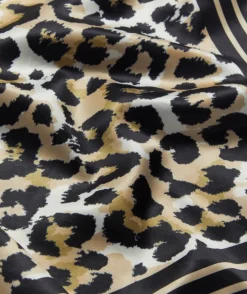 SATIN SCARF - LEOPARD PRINT