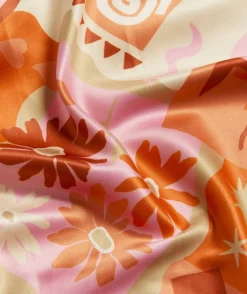 SATIN SCARF-CASA PATCHWORK PRINT