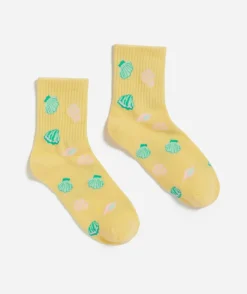 SEASHELL THREE QUARTER SOCK