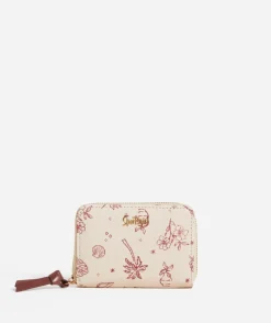SG COLLECTION- SMALL ZIP WALLET SHELL PRINT