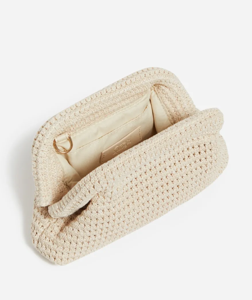 SIENNA STRAW CLUTCH