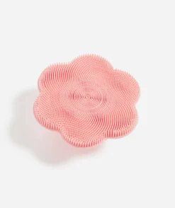 SILICONE FLOWER CLEANSING PAD WITH SUCTION