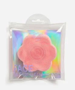 SILICONE FLOWER CLEANSING PAD WITH SUCTION