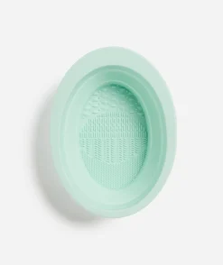 SILICONE MAKEUP BRUSH CLEANING TRAY