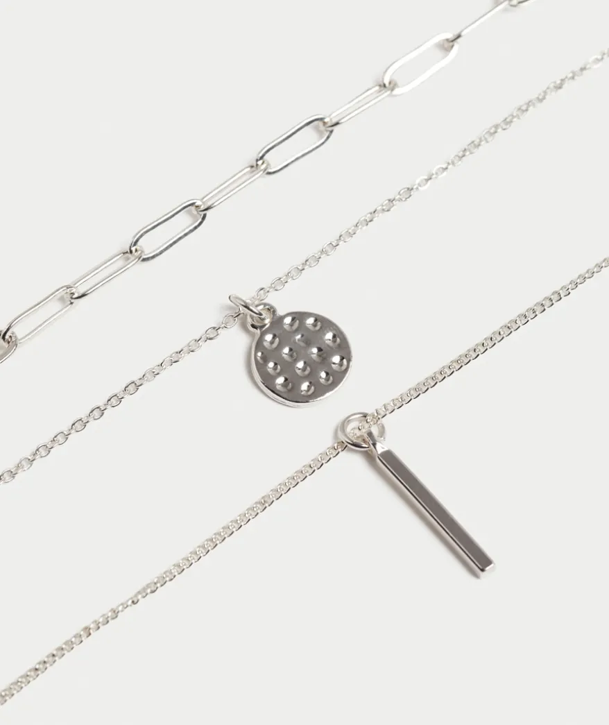 SILVER CHAIN NECKLACE PACK