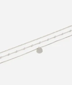 SILVER PEARL CHAIN NECKLACE PACK